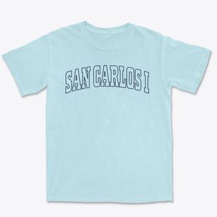 San Carlos I Texas Trendy Block Premium Heavyweight T-shirt