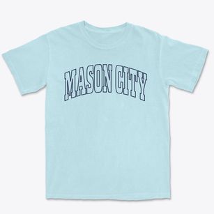 Mason City Nebraska Trendy Block Premium Heavyweight T-shirt