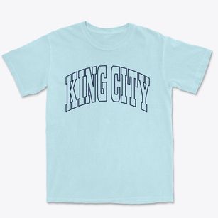 King City California Trendy Block Premium Heavyweight T-shirt