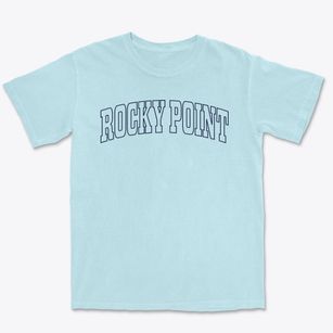 Rocky Point New York Trendy Block Premium Heavyweight T-shirt