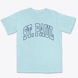 St. Paul Minnesota Trendy Block Premium Heavyweight T-shirt