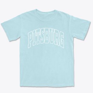 Pitsburg Ohio Trendy Block Premium Heavyweight T-shirt