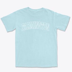Farmington New York Trendy Block Premium Heavyweight T-shirt