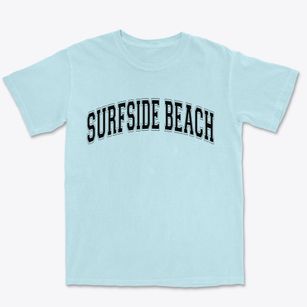 Surfside Beach South Carolina Varsity Premium Heavyweight T-shirt