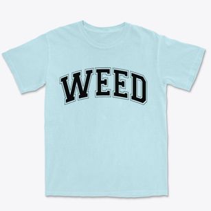 Weed California Varsity Premium Heavyweight T-shirt