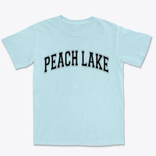 Peach Lake New York Varsity Premium Heavyweight T-shirt
