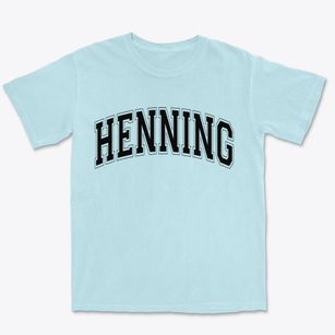 Henning Tennessee Varsity Premium Heavyweight T-shirt