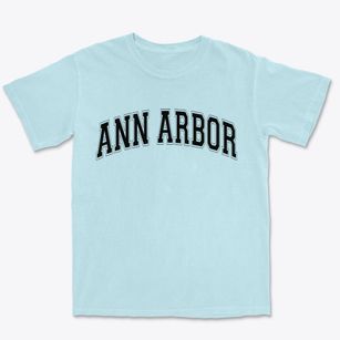 Ann Arbor Michigan Varsity Premium Heavyweight T-shirt