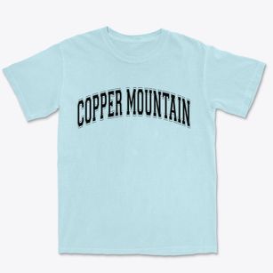 Copper Mountain Colorado Varsity Premium Heavyweight T-shirt