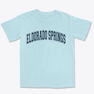 Eldorado Springs Colorado Varsity Premium Heavyweight T-shirt