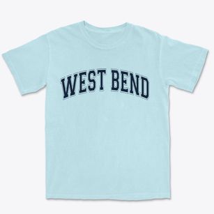 West Bend Iowa Varsity Premium Heavyweight T-shirt