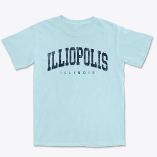 Illiopolis Illinois Urban Vibe Premium Heavyweight T-shirt