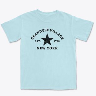 Grandyle Village New York Star Premium Heavyweight T-shirt