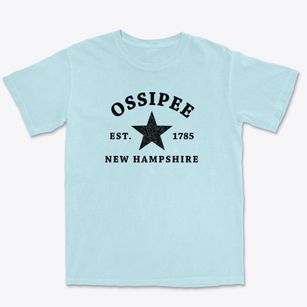 Ossipee New Hampshire Star Premium Heavyweight T-shirt