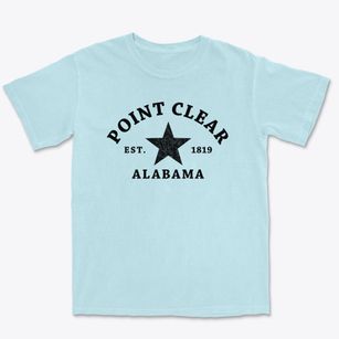 Point Clear Alabama Star Premium Heavyweight T-shirt