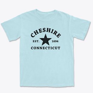 Cheshire Connecticut Star Premium Heavyweight T-shirt