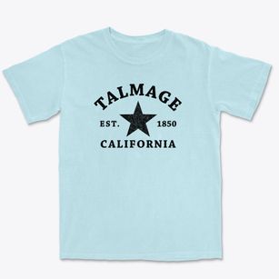 Talmage California Star Premium Heavyweight T-shirt