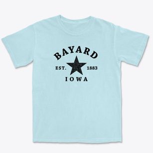Bayard Iowa Star Premium Heavyweight T-shirt