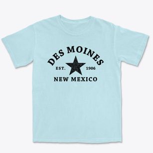 Des Moines New Mexico Star Premium Heavyweight T-shirt