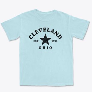 Cleveland Ohio Star Premium Heavyweight T-shirt