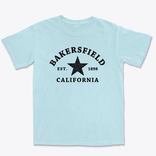 Bakersfield California Star Premium Heavyweight T-shirt