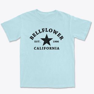 Bellflower California Star Premium Heavyweight T-shirt