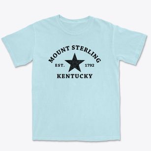 Mount Sterling Kentucky Star Premium Heavyweight T-shirt