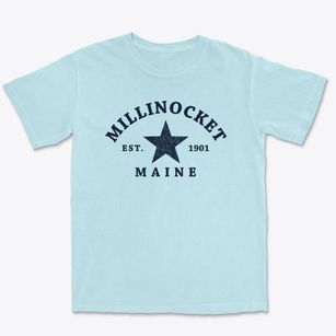 Millinocket Maine Star Premium Heavyweight T-shirt