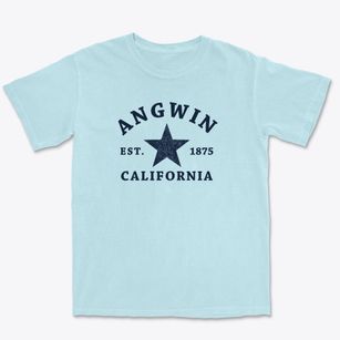 Angwin California Star Premium Heavyweight T-shirt