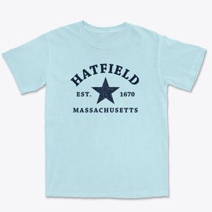 Hatfield Massachusetts Star Premium Heavyweight T-shirt
