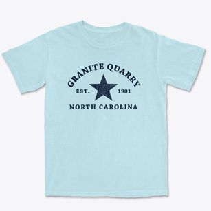 Granite Quarry North Carolina Star Premium Heavyweight T-shirt