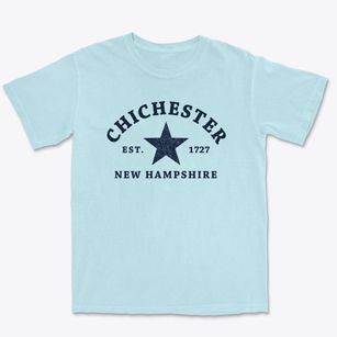 Chichester New Hampshire Star Premium Heavyweight T-shirt