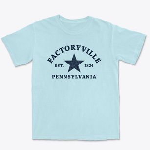 Factoryville Pennsylvania Star Premium Heavyweight T-shirt