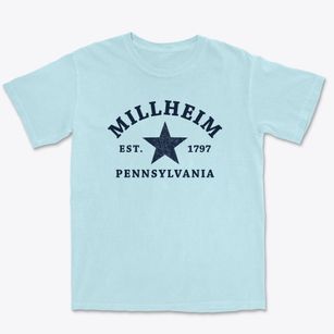 Millheim Pennsylvania Star Premium Heavyweight T-shirt