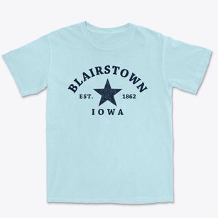 Blairstown Iowa Star Premium Heavyweight T-shirt