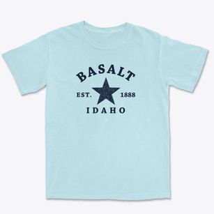 Basalt Idaho Star Premium Heavyweight T-shirt
