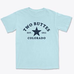 Two Buttes Colorado Star Premium Heavyweight T-shirt
