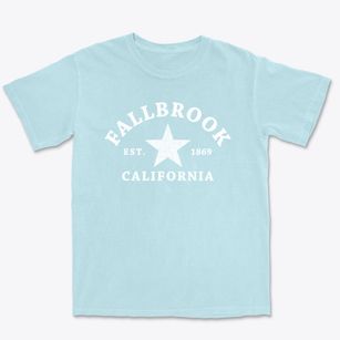 Fallbrook California Star Premium Heavyweight T-shirt