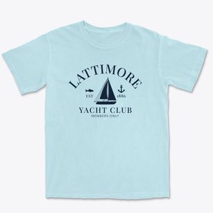 Lattimore North Carolina Yacht Club Premium Heavyweight T-shirt