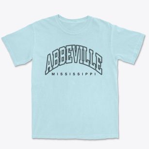 Abbeville Mississippi Inline Premium Heavyweight T-shirt