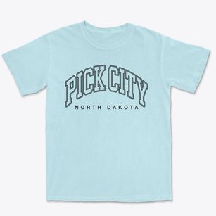 Pick City North Dakota Inline Premium Heavyweight T-shirt