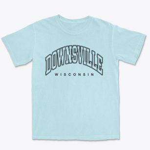 Downsville Wisconsin Inline Premium Heavyweight T-shirt