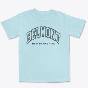 Belmont New Hampshire Inline Premium Heavyweight T-shirt