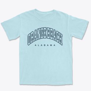 Orange Beach Alabama Inline Premium Heavyweight T-shirt