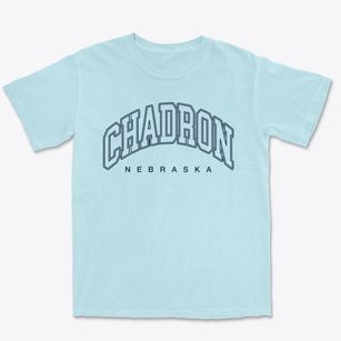 Chadron Nebraska Inline Premium Heavyweight T-shirt