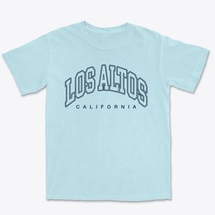 Los Altos California Inline Premium Heavyweight T-shirt