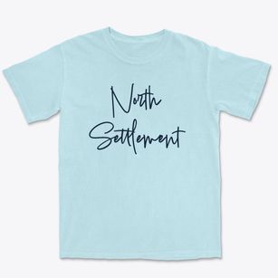 North Settlement New York Freestyle Premium Heavyweight T-shirt