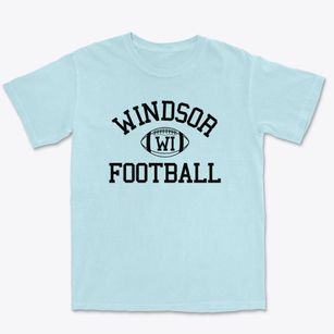 Windsor Wisconsin Football Premium Heavyweight T-shirt