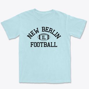 New Berlin Illinois Football Premium Heavyweight T-shirt