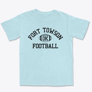 Fort Towson Oklahoma Football Premium Heavyweight T-shirt